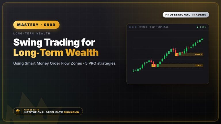 Swing Trading for Long-Term Wealth Using Smart Money Order Flow Zones (Recommended)